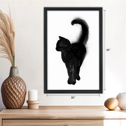 Funny Cat Art - Canvas Wall Art - Abstract Funny Living Room Decor| Liberty Signs #SZ121