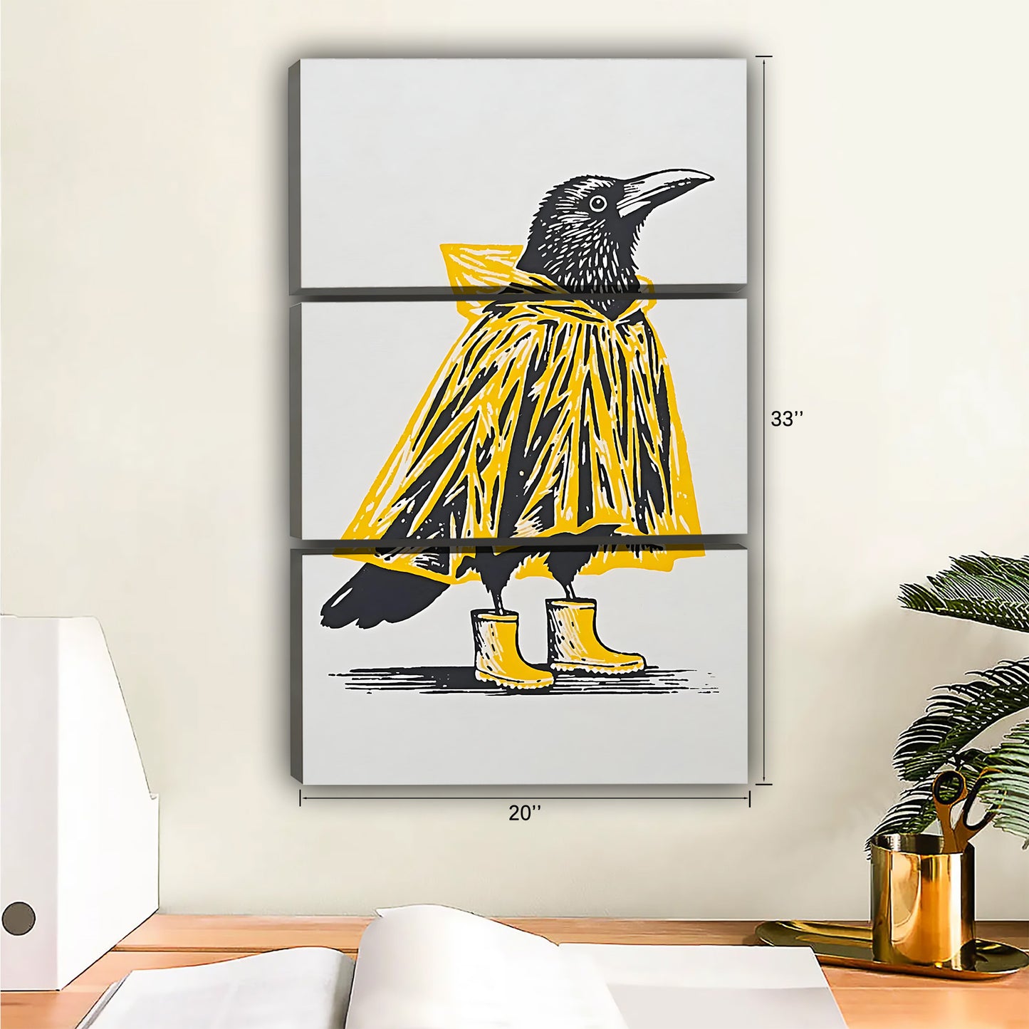 Funny Bird Art - Canvas Wall Art - Abstract Funny Living Room Decor| Liberty Signs #SZ114