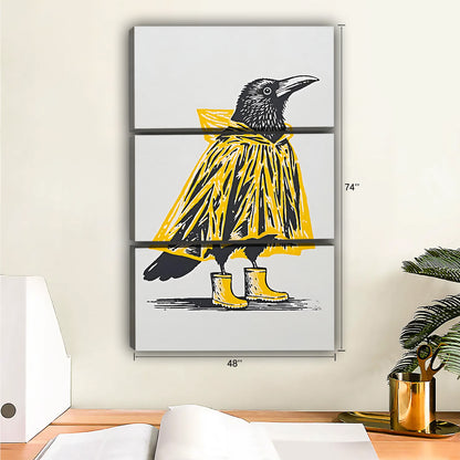 Funny Bird Art - Canvas Wall Art - Abstract Funny Living Room Decor| Liberty Signs #SZ114