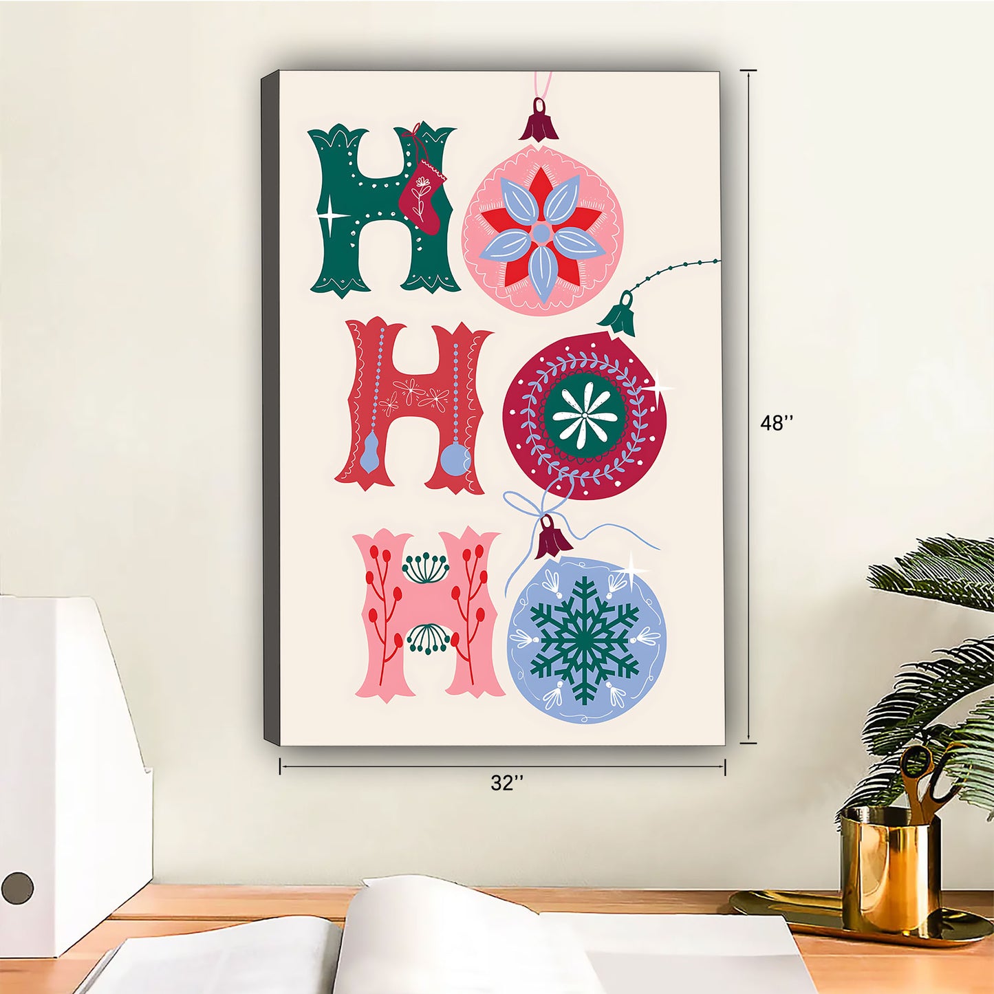 Christmas Wall Art – Festive Canvas Decor for Holiday Homes | Liberty Signs #SZ124