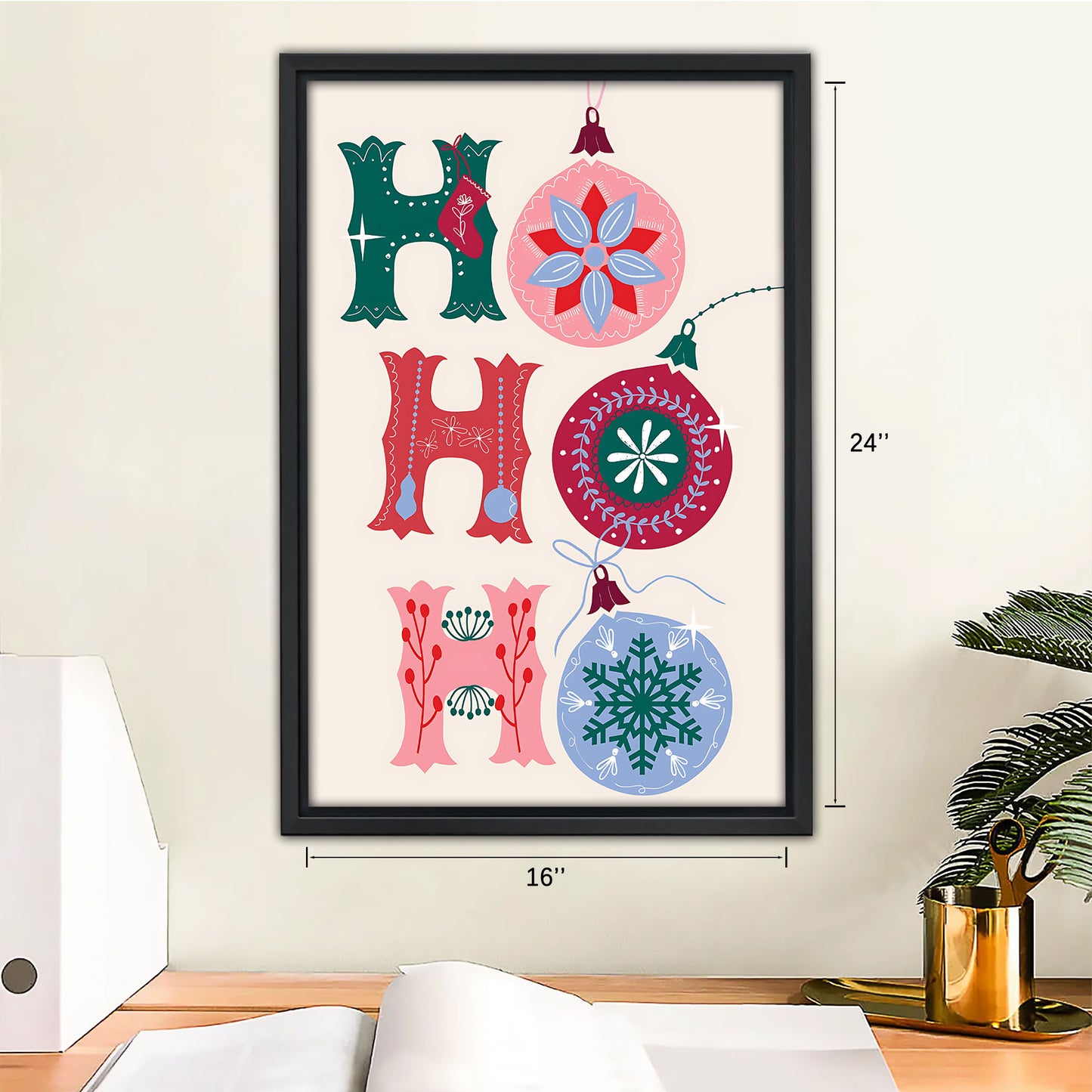 Christmas Wall Art – Festive Canvas Decor for Holiday Homes | Liberty Signs #SZ124