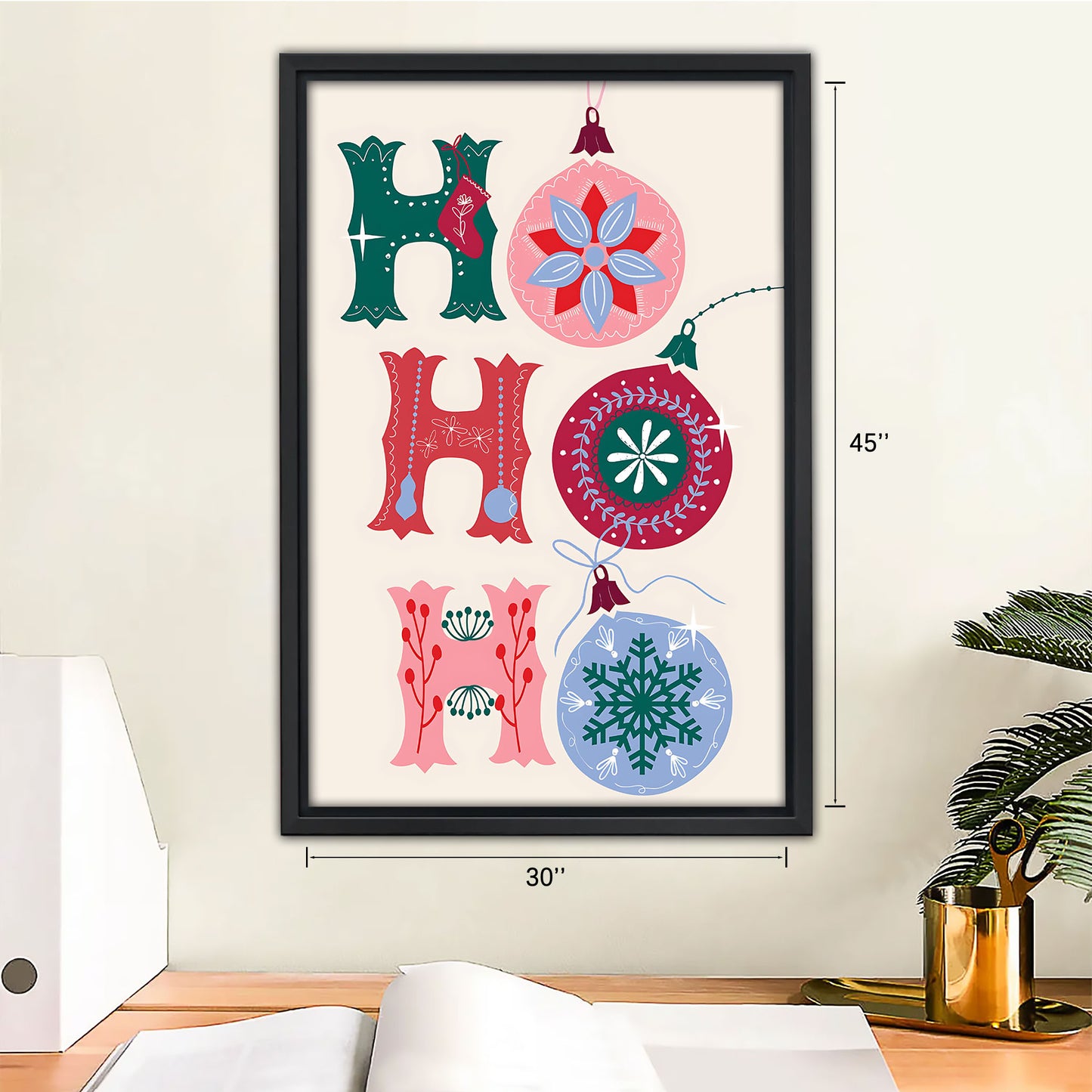Christmas Wall Art – Festive Canvas Decor for Holiday Homes | Liberty Signs #SZ124