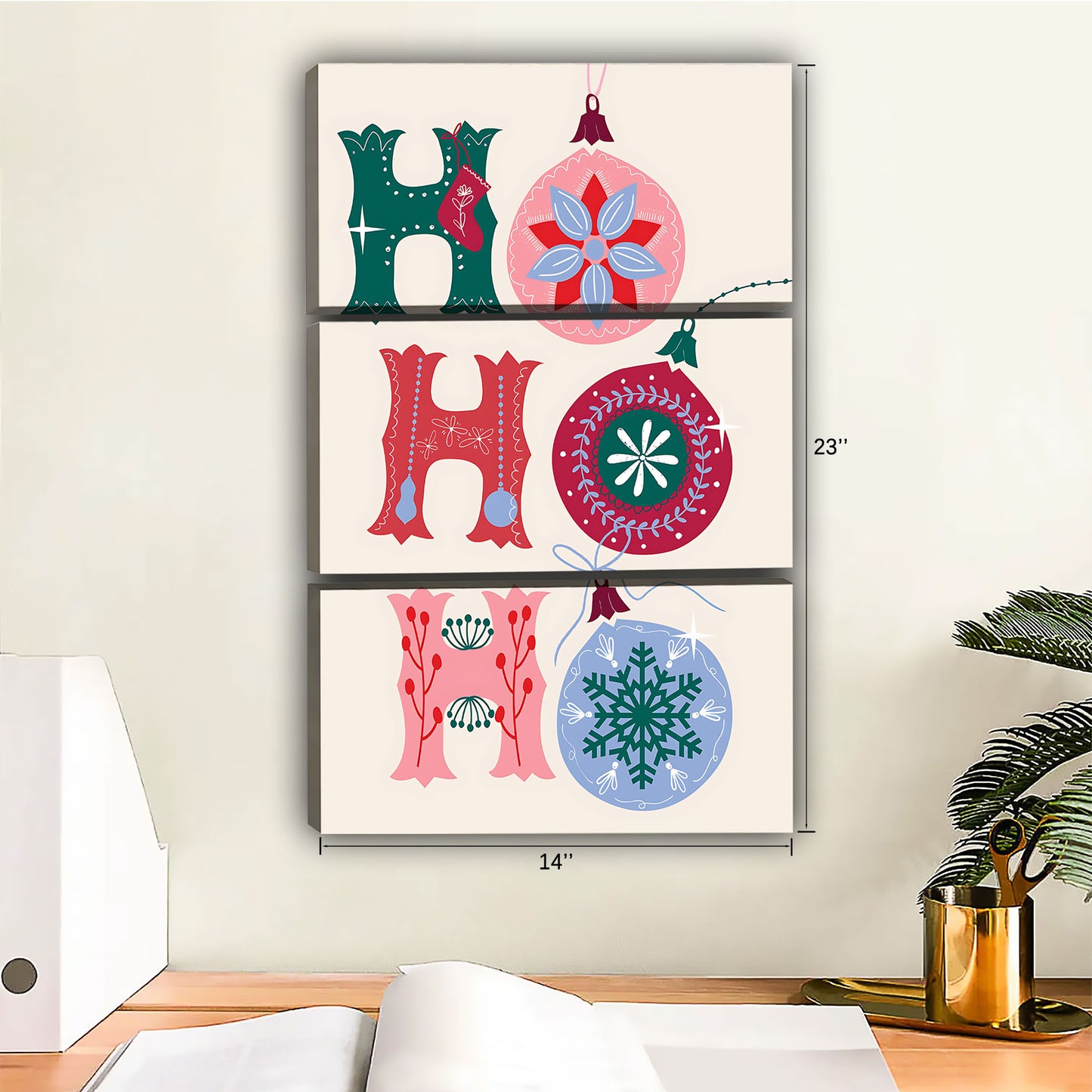 Christmas Wall Art – Festive Canvas Decor for Holiday Homes | Liberty Signs #SZ124