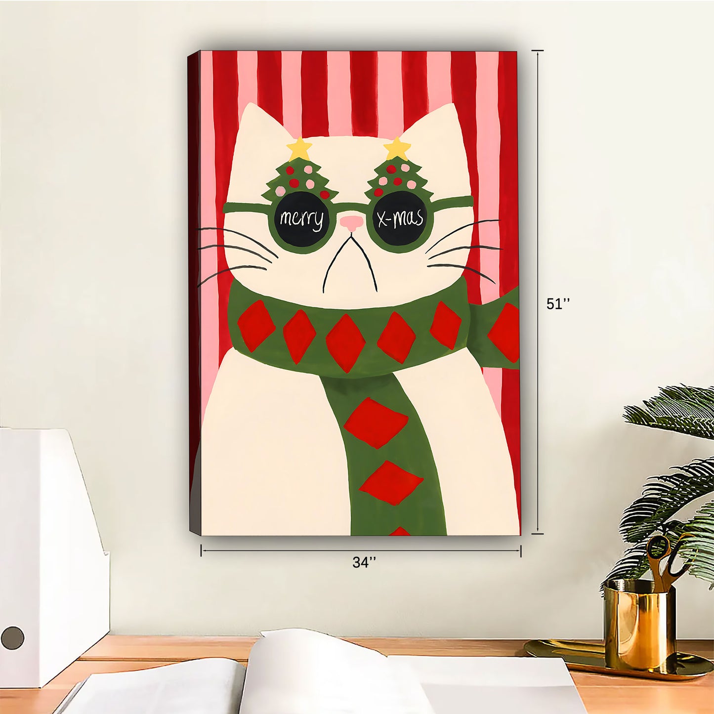 Christmas Wall Art – Festive Canvas Decor for Holiday Homes | Liberty Signs #SZ125