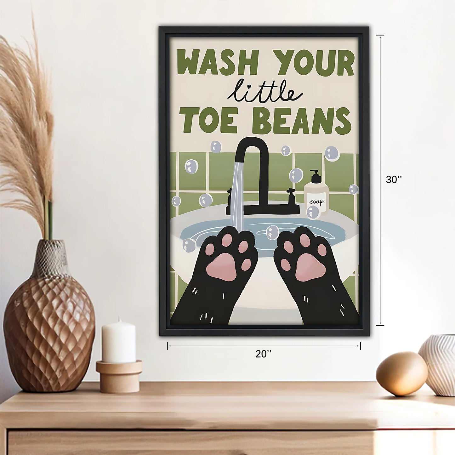 Funny Cat Art - Canvas Wall Art - Abstract Funny Living Room Decor| Liberty Signs #SZ138