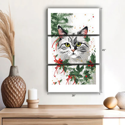 Funny Cat Art - Canvas Wall Art - Abstract Funny Living Room Decor| Liberty Signs #SZ139