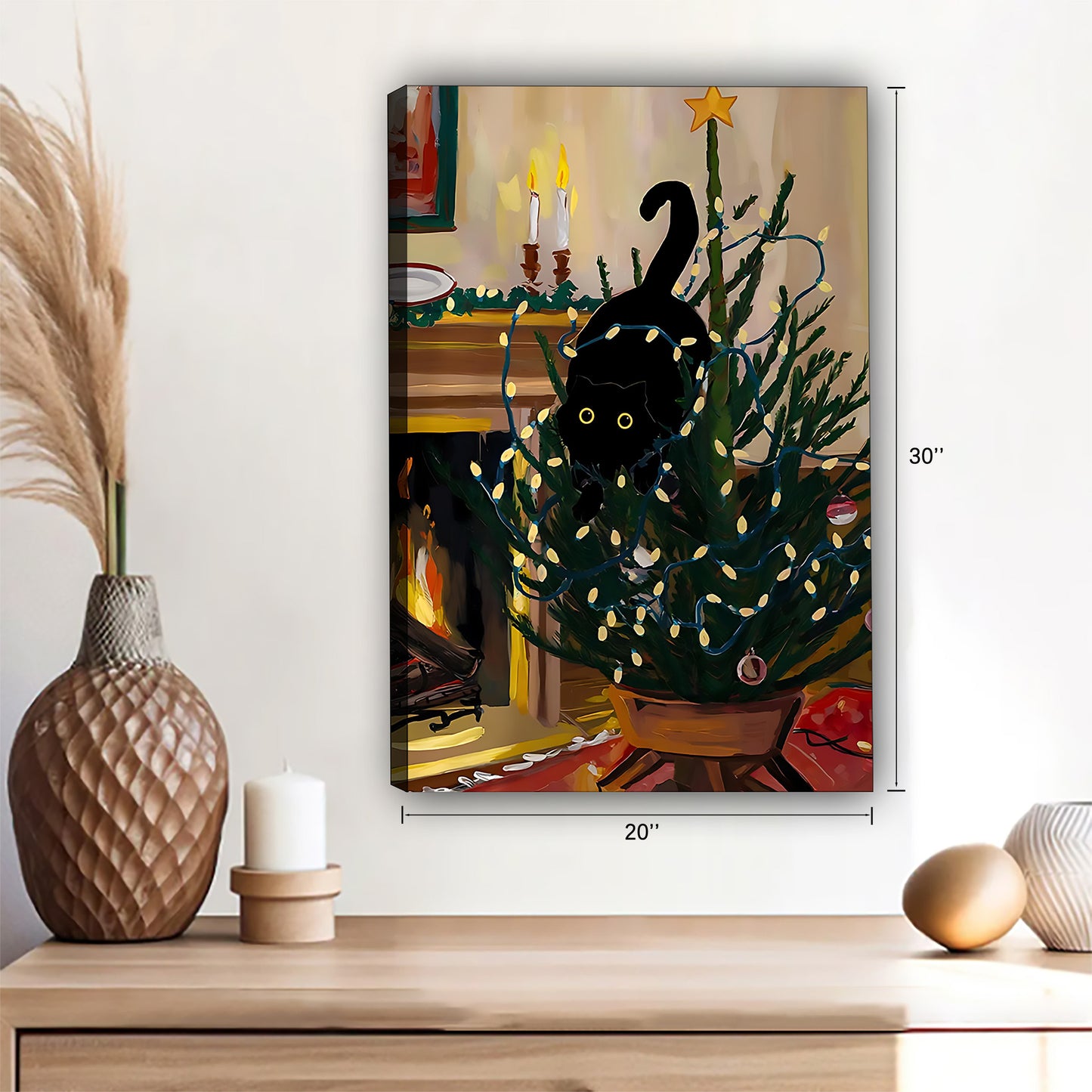 Christmas Wall Art – Festive Canvas Decor for Holiday Homes | Liberty Signs #SZ140