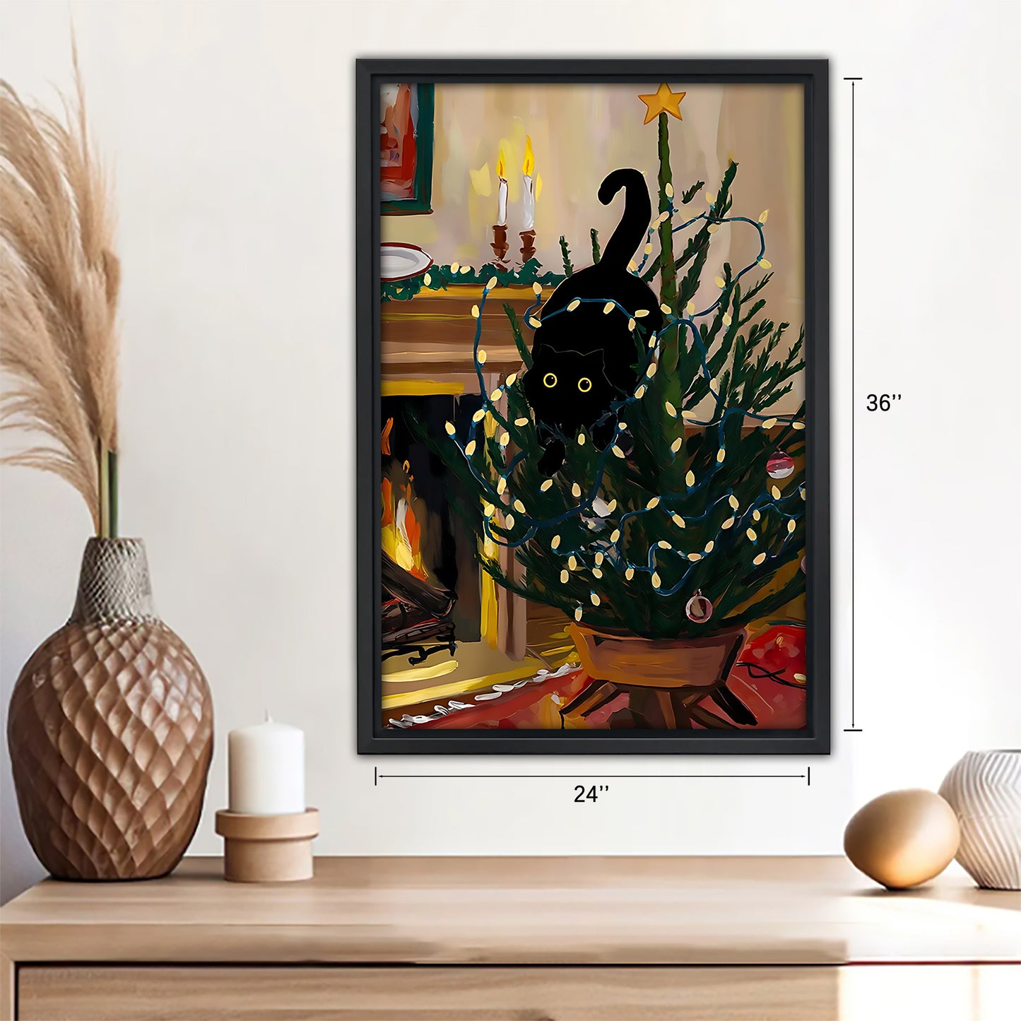 Christmas Wall Art – Festive Canvas Decor for Holiday Homes | Liberty Signs #SZ140