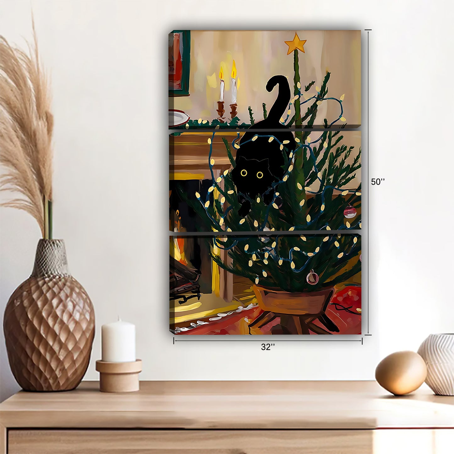 Christmas Wall Art – Festive Canvas Decor for Holiday Homes | Liberty Signs #SZ140