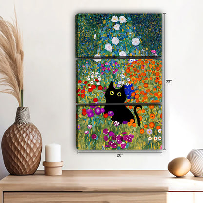 Funny Cat Art - Canvas Wall Art - Abstract Funny Living Room Decor| Liberty Signs #SZ144