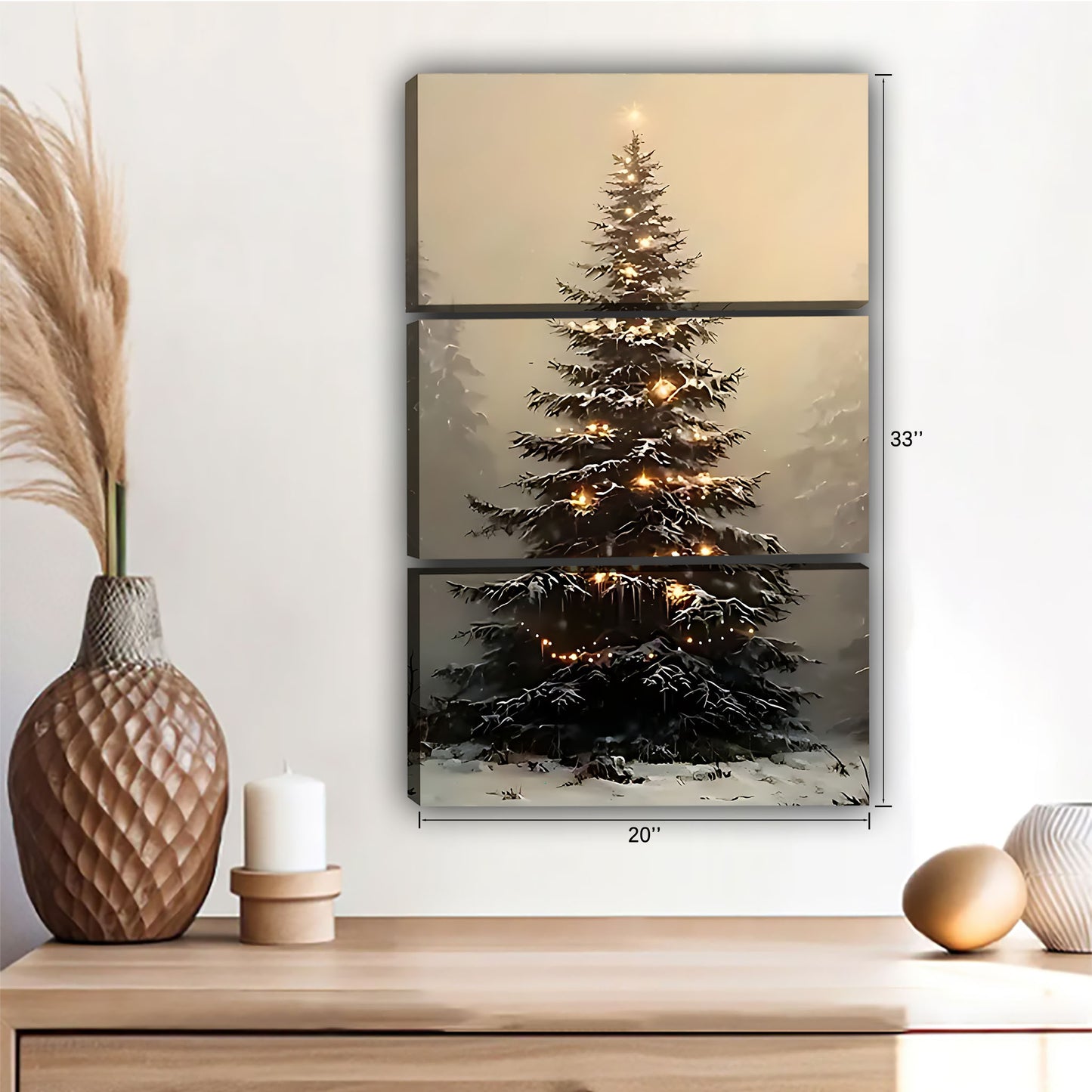 Christmas Wall Art – Festive Canvas Decor for Holiday Homes | Liberty Signs #SZ149