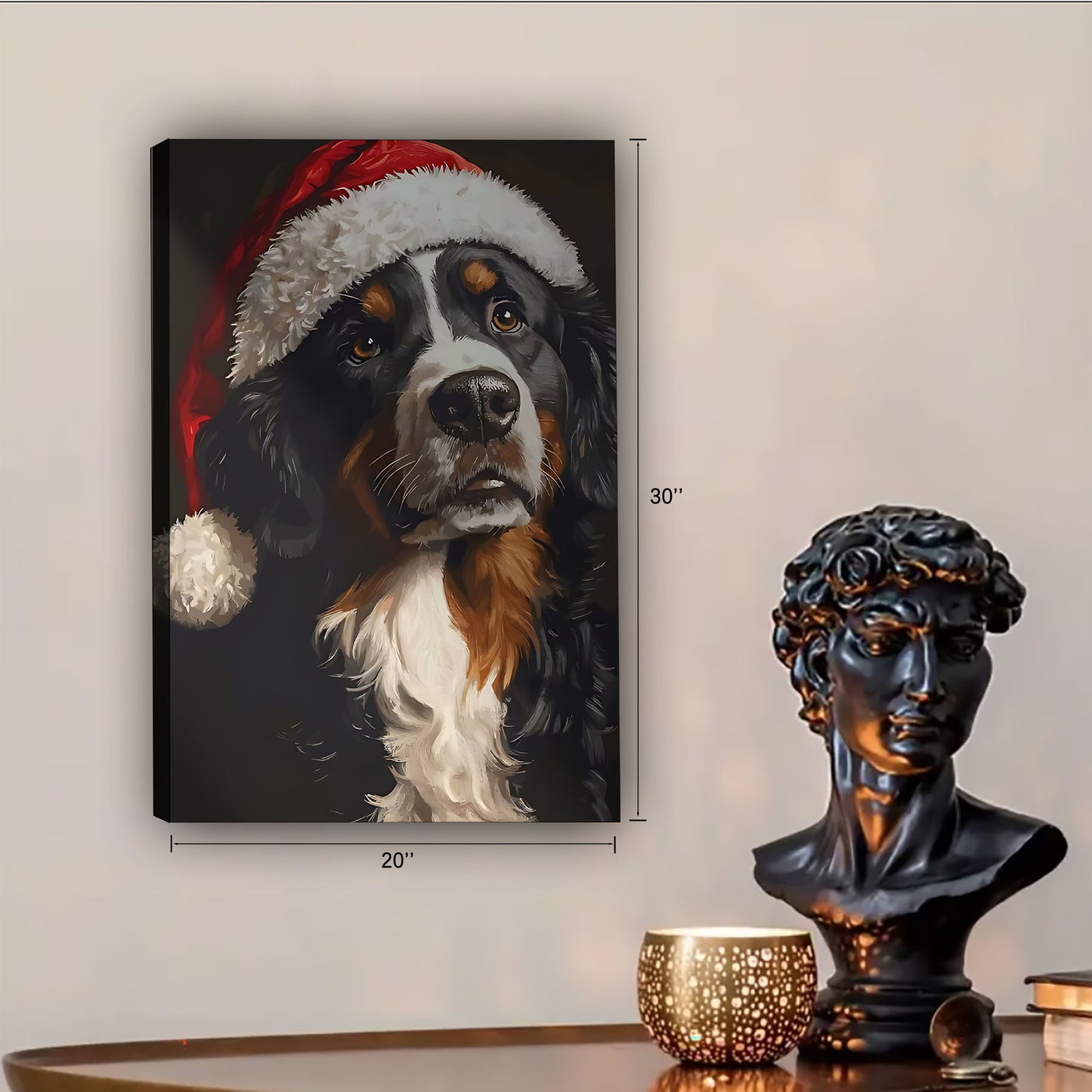 Funny Dog Art - Canvas Wall Art - Abstract Funny Living Room Decor| Liberty Signs #SZ150