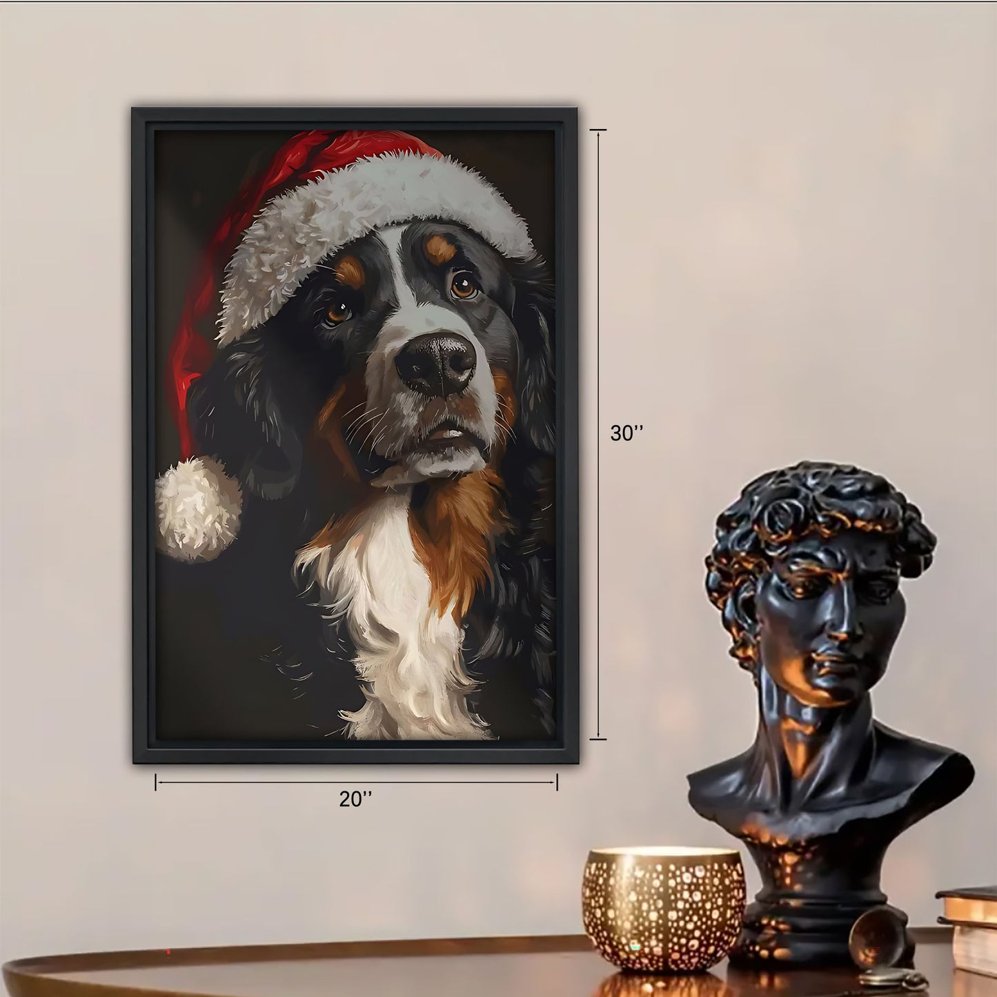 Funny Dog Art - Canvas Wall Art - Abstract Funny Living Room Decor| Liberty Signs #SZ150