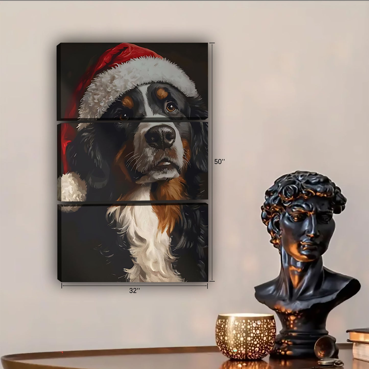 Funny Dog Art - Canvas Wall Art - Abstract Funny Living Room Decor| Liberty Signs #SZ150