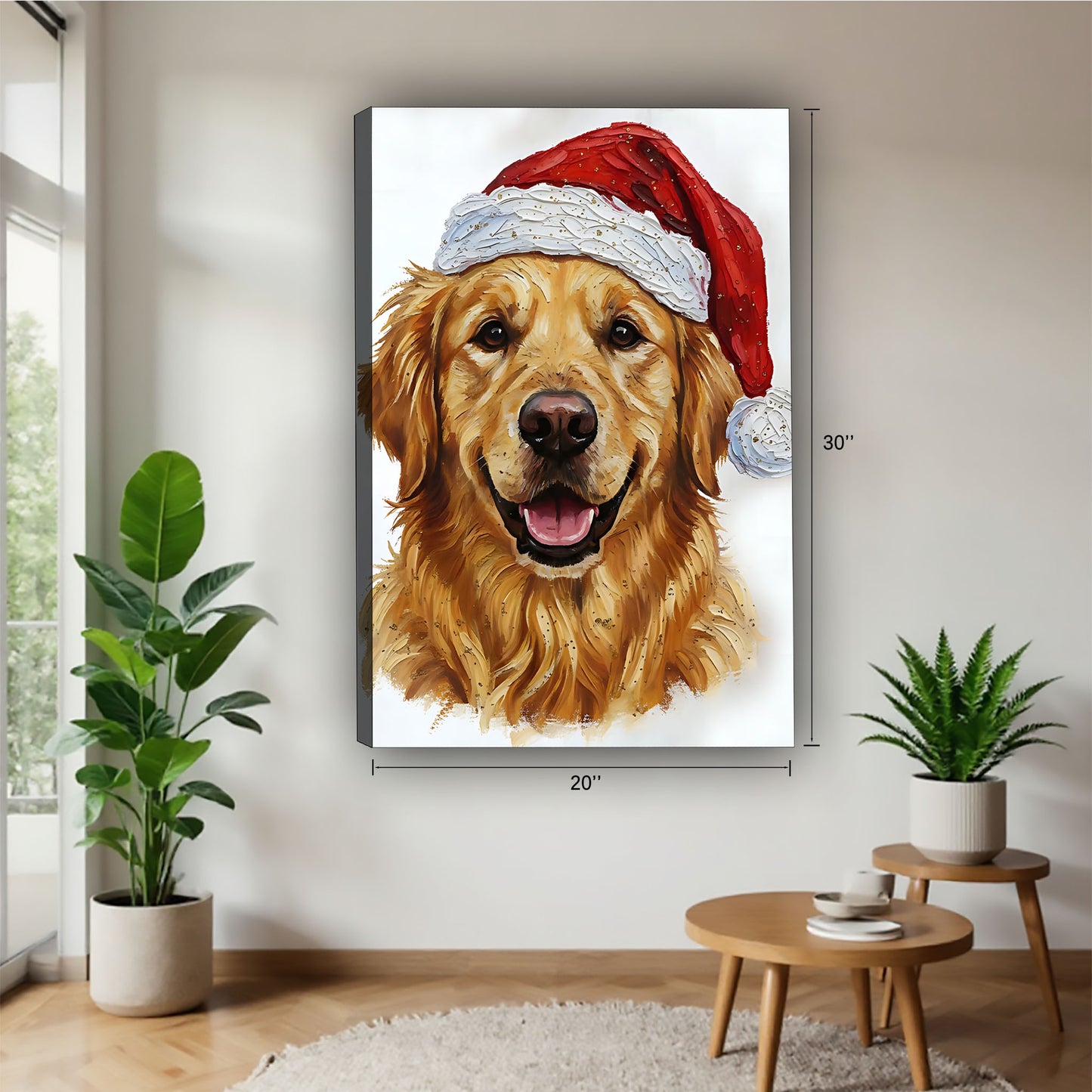Funny Dog Art - Canvas Wall Art - Abstract Funny Living Room Decor| Liberty Signs #SZ156