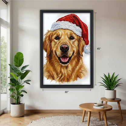 Funny Dog Art - Canvas Wall Art - Abstract Funny Living Room Decor| Liberty Signs #SZ156