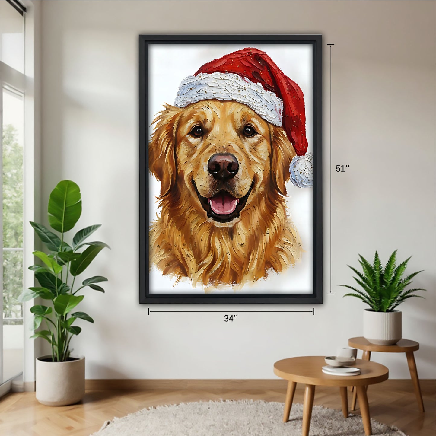 Funny Dog Art - Canvas Wall Art - Abstract Funny Living Room Decor| Liberty Signs #SZ156