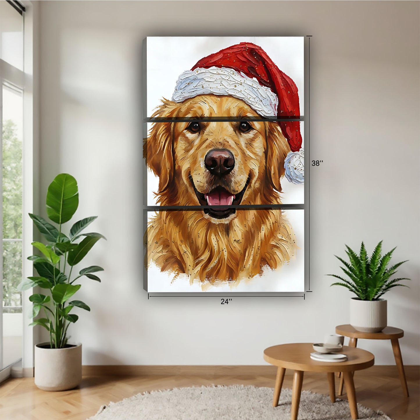 Funny Dog Art - Canvas Wall Art - Abstract Funny Living Room Decor| Liberty Signs #SZ156