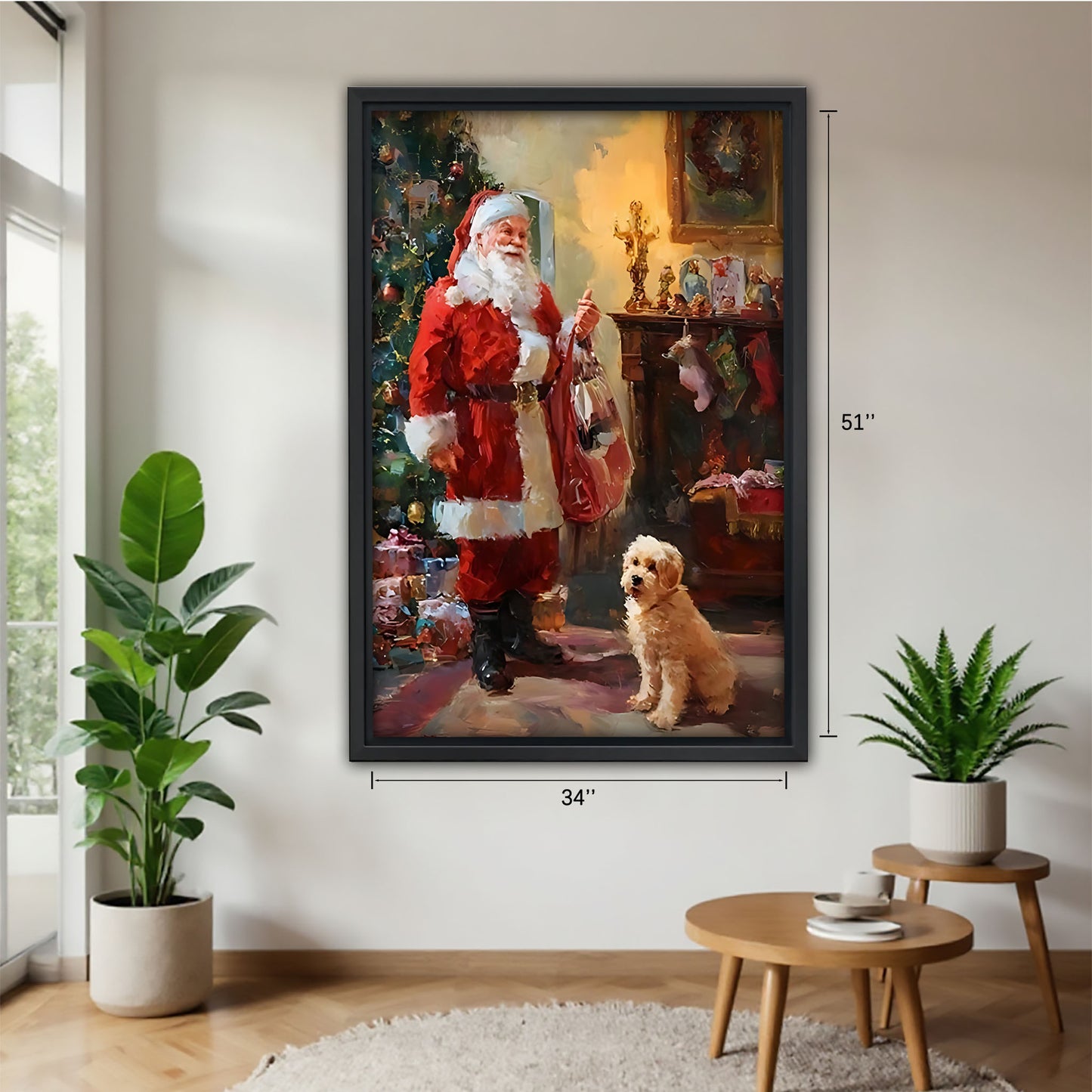 Christmas Wall Art – Festive Canvas Decor for Holiday Homes | Liberty Signs #SZ158