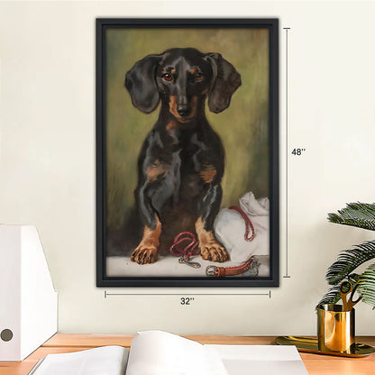 Funny Dog Art - Canvas Wall Art - Abstract Funny Living Room Decor| Liberty Signs #SZ169