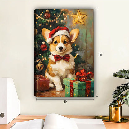 Funny Dog Art - Canvas Wall Art - Abstract Funny Living Room Decor| Liberty Signs #SZ171