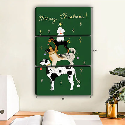 Funny Dog Art - Canvas Wall Art - Abstract Funny Living Room Decor| Liberty Signs #SZ172