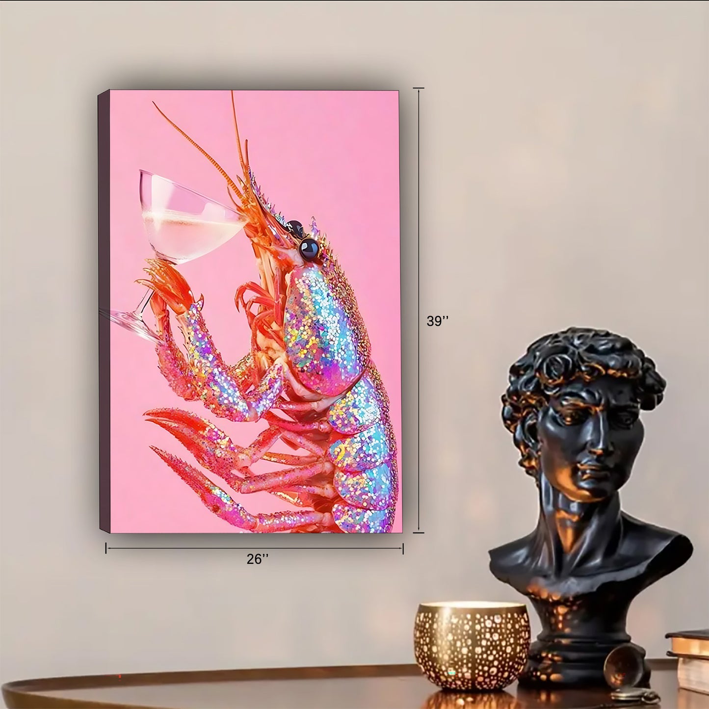 Funny Cat Art - Canvas Wall Art - Abstract Funny Living Room Decor| Liberty Signs #SZ174