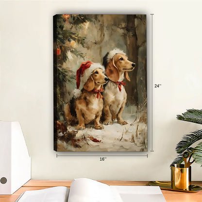Funny Dog Art - Canvas Wall Art - Abstract Funny Living Room Decor| Liberty Signs #SZ180