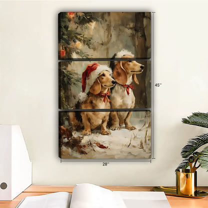 Funny Dog Art - Canvas Wall Art - Abstract Funny Living Room Decor| Liberty Signs #SZ180