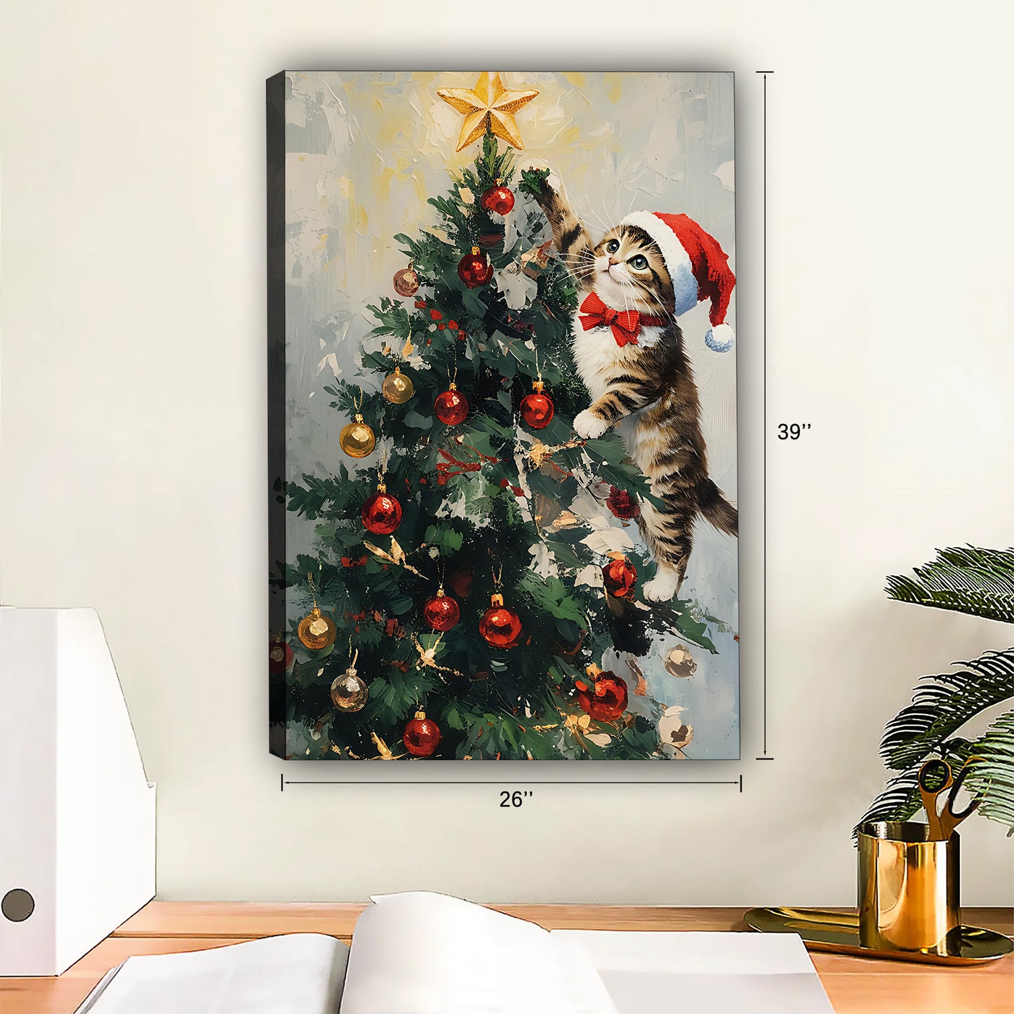 Christmas Wall Art – Festive Canvas Decor for Holiday Homes | Liberty Signs #SZ181