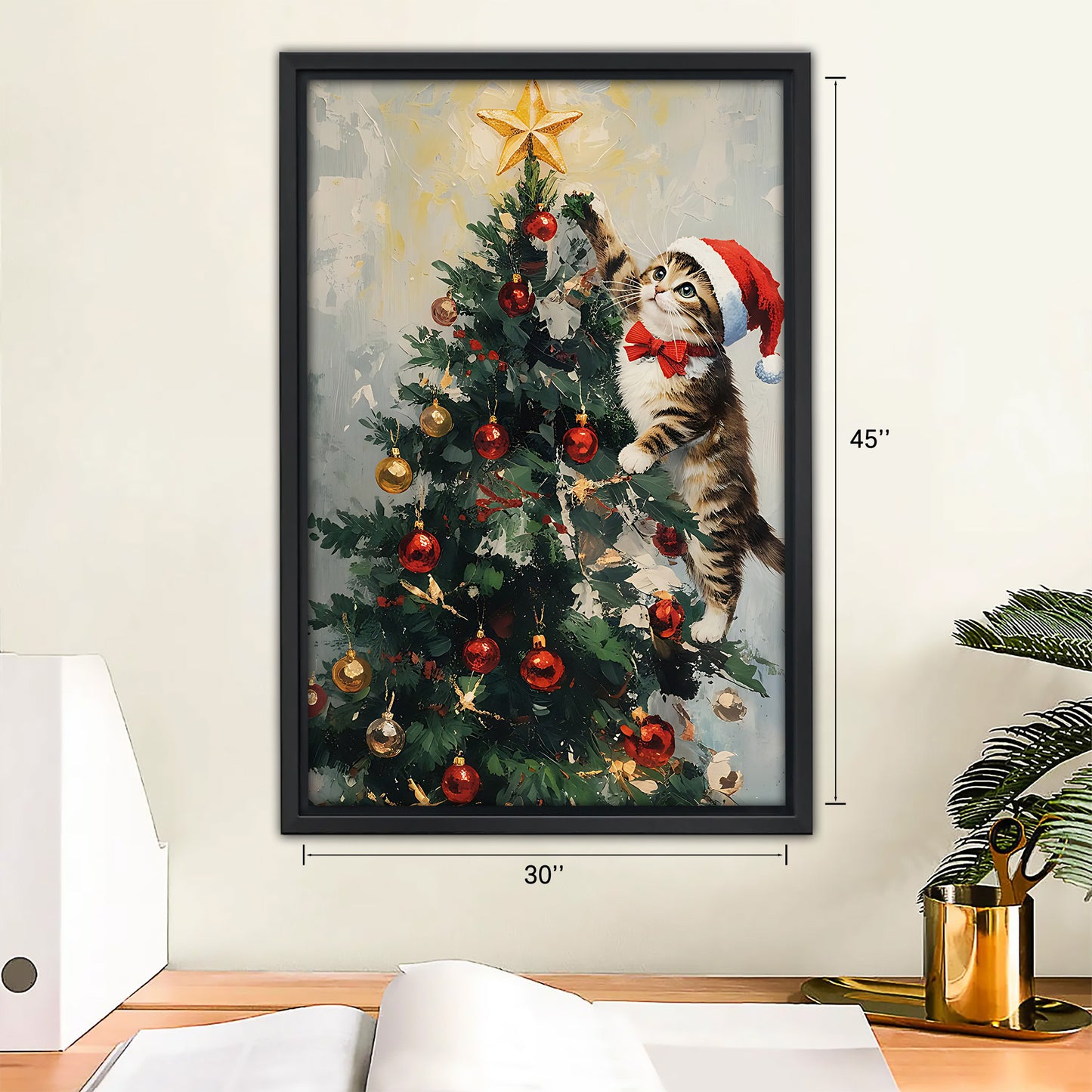 Christmas Wall Art – Festive Canvas Decor for Holiday Homes | Liberty Signs #SZ181