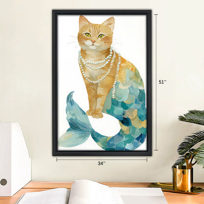 Funny Cat Art - Canvas Wall Art - Abstract Funny Living Room Decor| Liberty Signs #SZ184