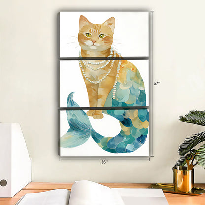 Funny Cat Art - Canvas Wall Art - Abstract Funny Living Room Decor| Liberty Signs #SZ184