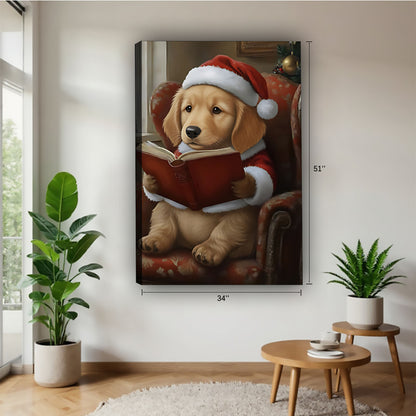 Funny Dog Art - Canvas Wall Art - Abstract Funny Living Room Decor| Liberty Signs #SZ190