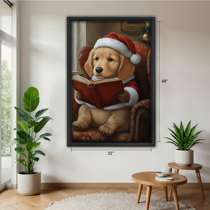 Funny Dog Art - Canvas Wall Art - Abstract Funny Living Room Decor| Liberty Signs #SZ190