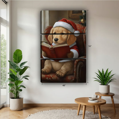 Funny Dog Art - Canvas Wall Art - Abstract Funny Living Room Decor| Liberty Signs #SZ190