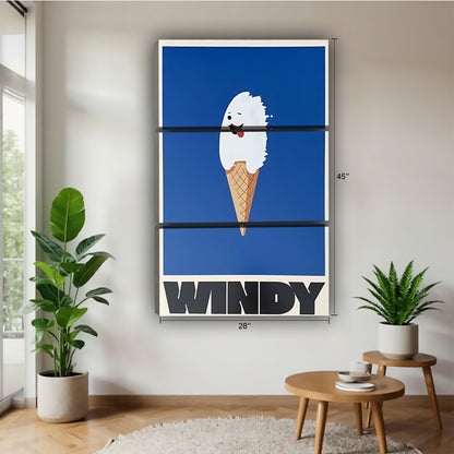 Funny Dog Art - Canvas Wall Art - Abstract Funny Living Room Decor| Liberty Signs #SZ191