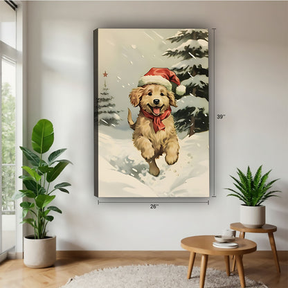 Funny Dog Art - Canvas Wall Art - Abstract Funny Living Room Decor| Liberty Signs #SZ192