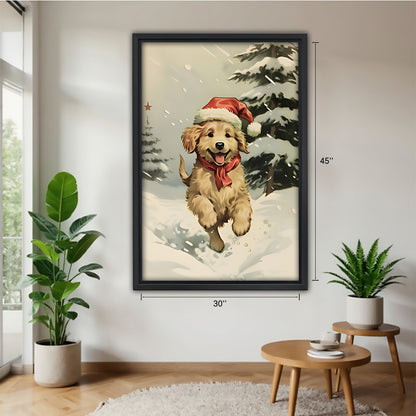 Funny Dog Art - Canvas Wall Art - Abstract Funny Living Room Decor| Liberty Signs #SZ192