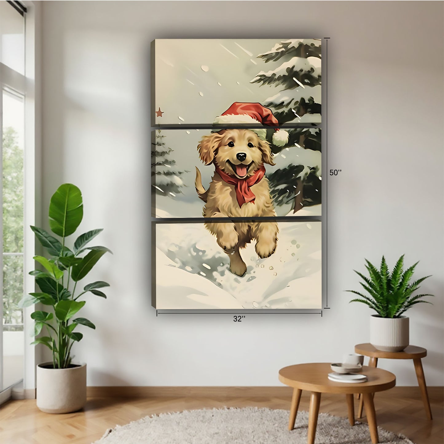 Funny Dog Art - Canvas Wall Art - Abstract Funny Living Room Decor| Liberty Signs #SZ192