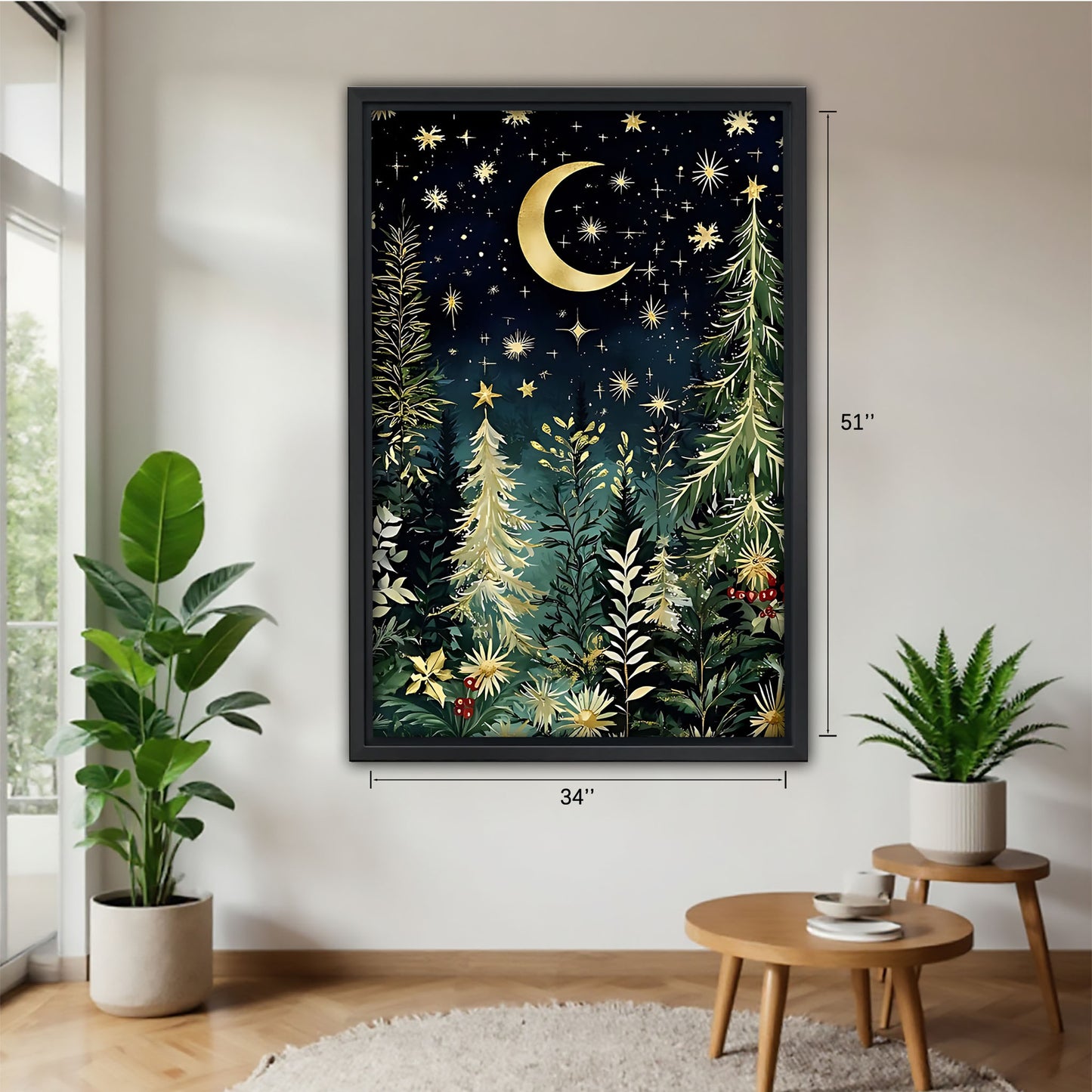 Neutral Abstract Framed Wall Art – Minimalist Line Art for Office or Studio | Liberty Signs #SZ193