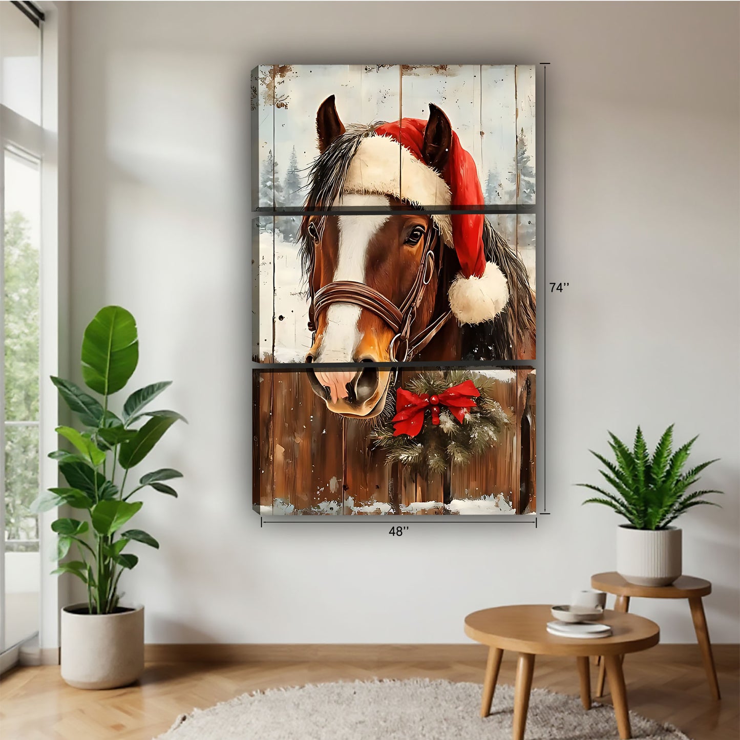 Christmas Wall Art – Festive Canvas Decor for Holiday Homes | Liberty Signs #SZ194
