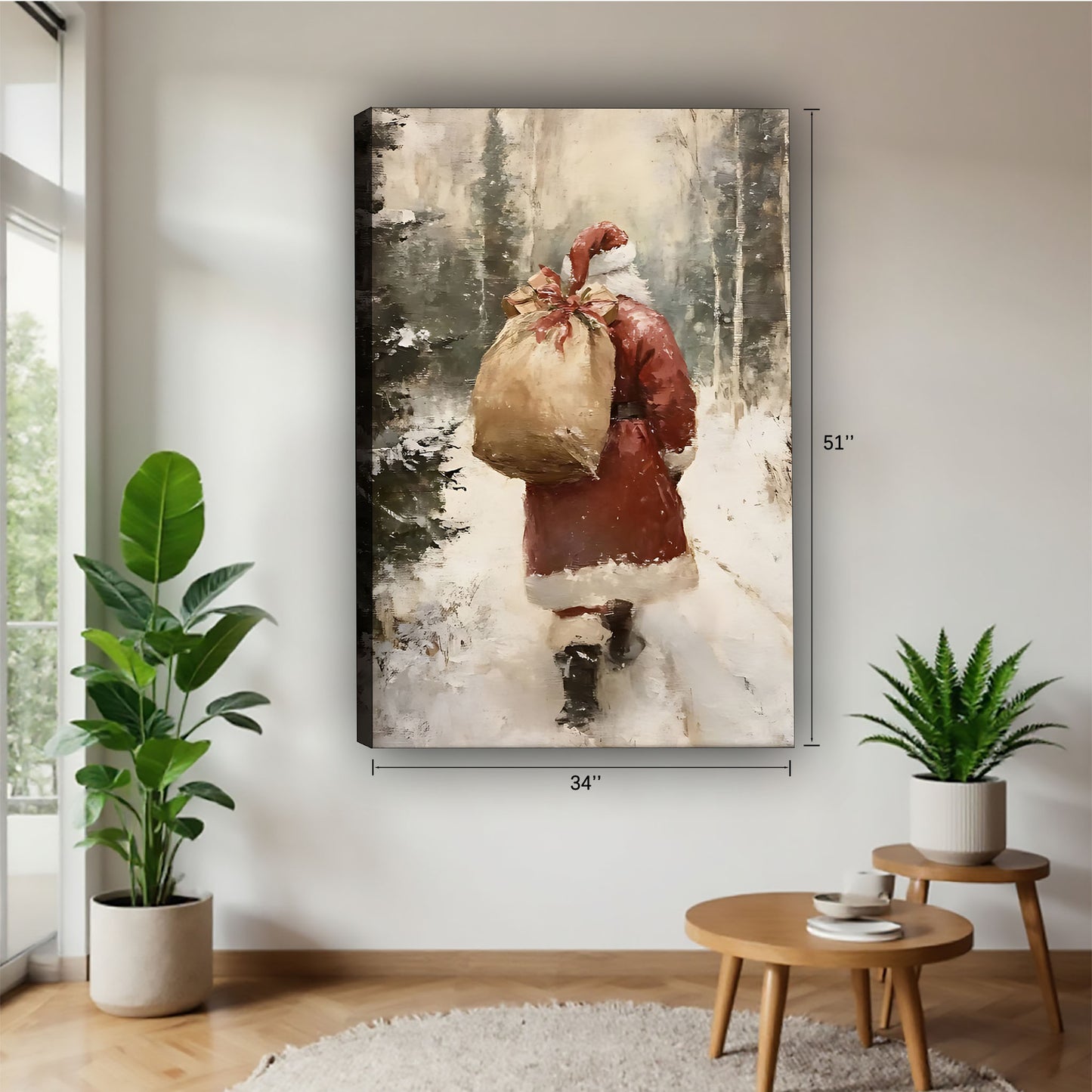 Christmas Wall Art – Festive Canvas Decor for Holiday Homes | Liberty Signs #SZ195