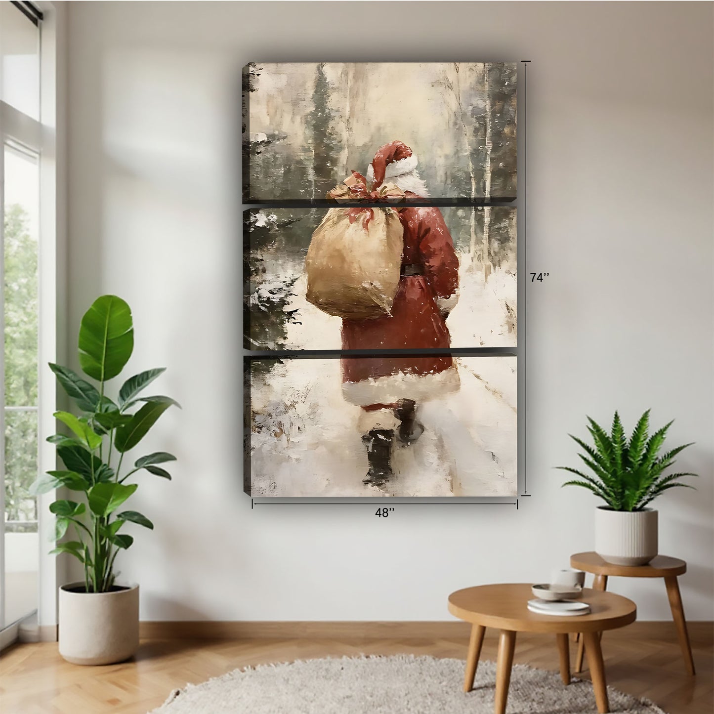 Christmas Wall Art – Festive Canvas Decor for Holiday Homes | Liberty Signs #SZ195
