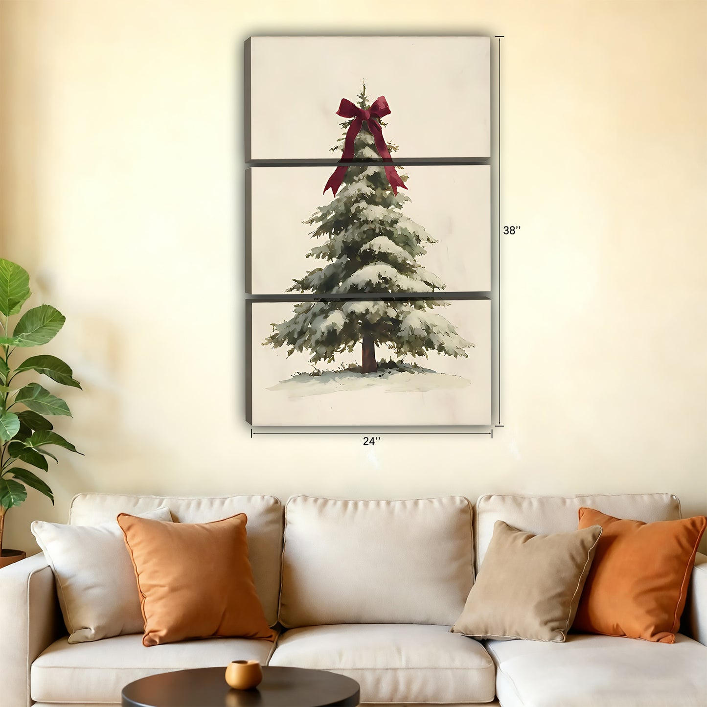 Christmas Wall Art – Festive Canvas Decor for Holiday Homes | Liberty Signs #SZ197