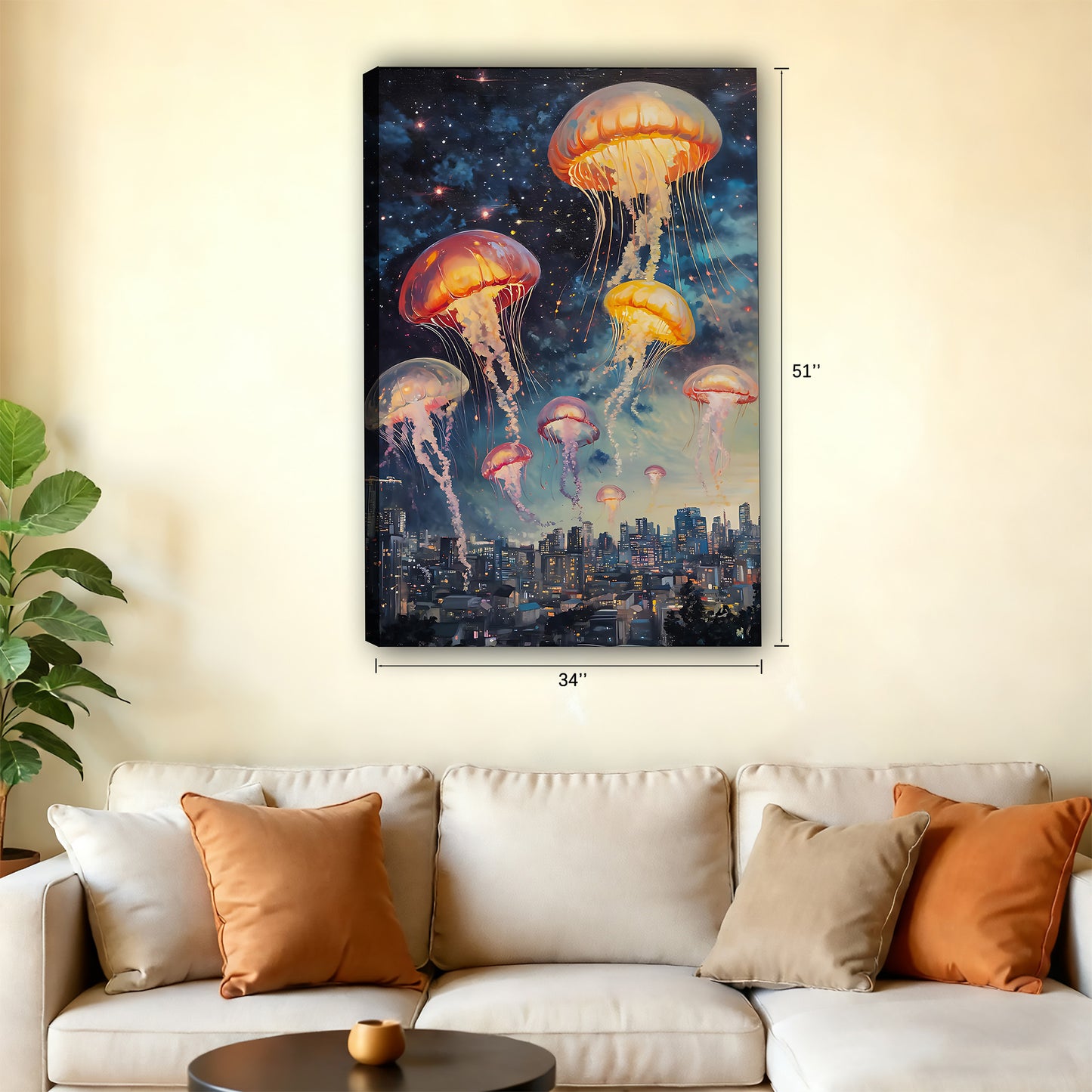 Neutral Abstract Framed Wall Art – Minimalist Line Art for Office or Studio | Liberty Signs #SZ198