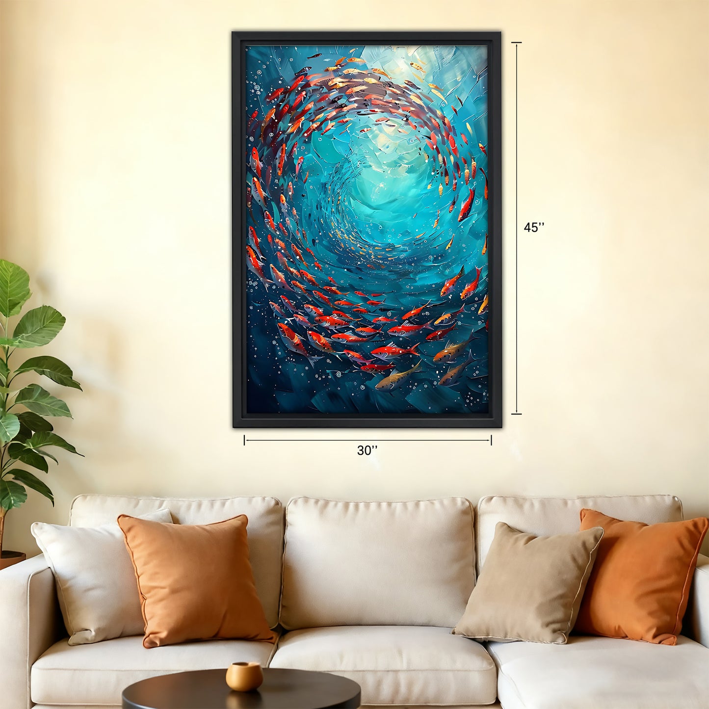 Neutral Abstract Framed Wall Art – Minimalist Line Art for Office or Studio | Liberty Signs #SZ200