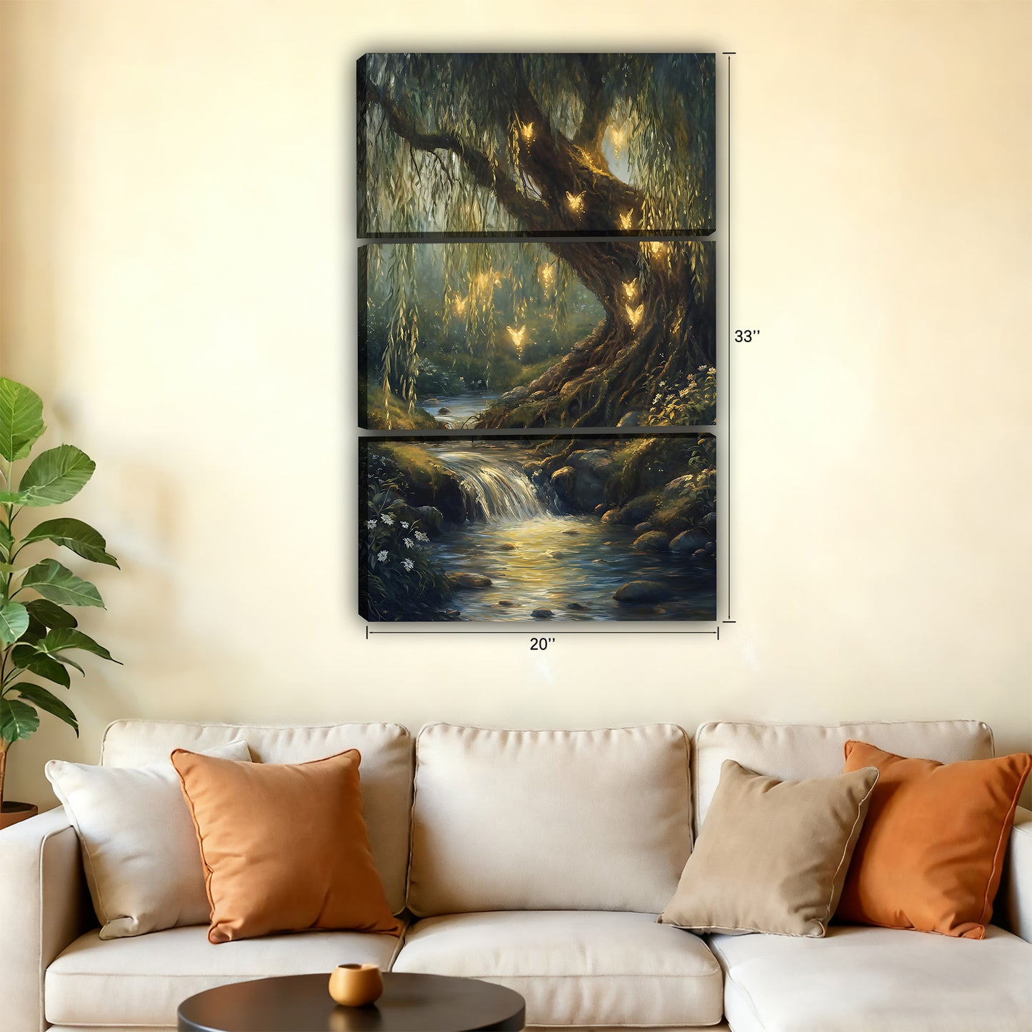 Neutral Abstract Framed Wall Art – Minimalist Line Art for Office or Studio | Liberty Signs #SZ201