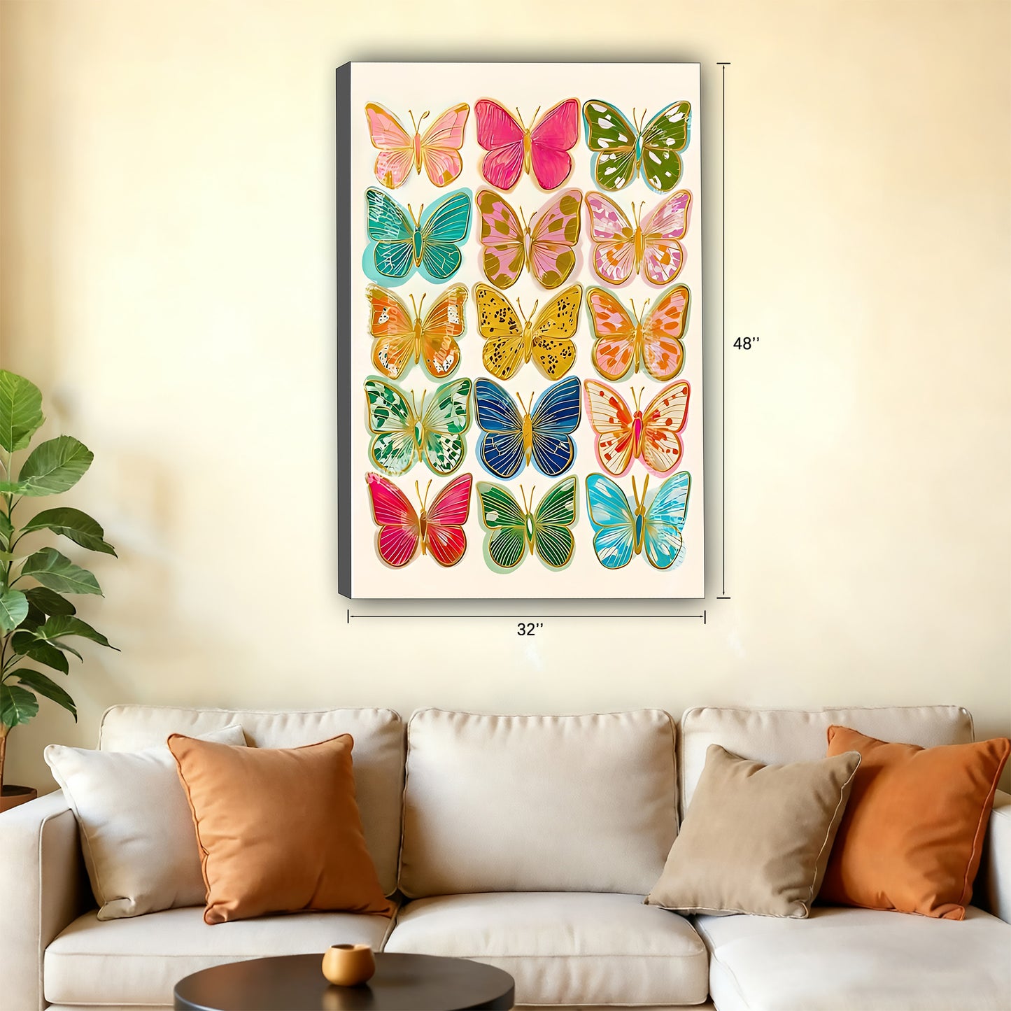 Neutral Abstract Framed Wall Art – Minimalist Line Art for Office or Studio | Liberty Signs #SZ202