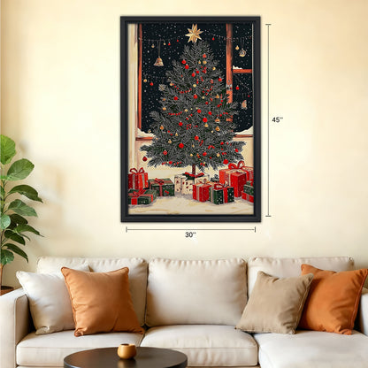 Christmas Wall Art – Festive Canvas Decor for Holiday Homes | Liberty Signs #SZ204